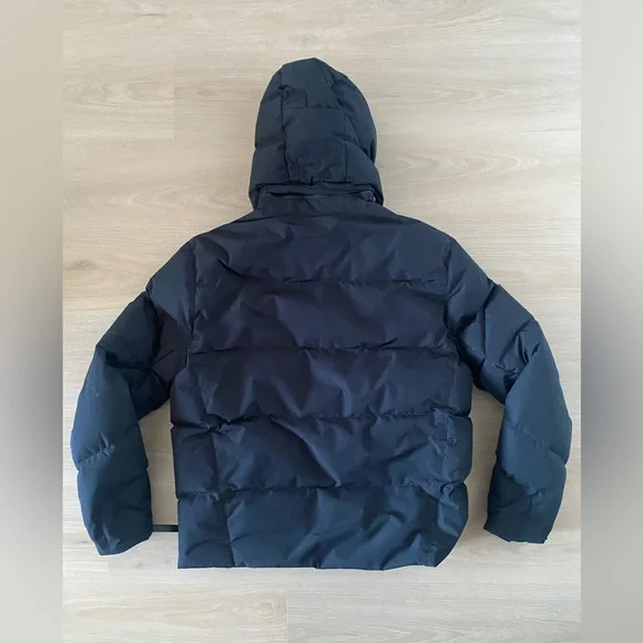 Mens Ralph Lauren Black Puffer Jacket with Red Accent Size L - Picture 2 of 6